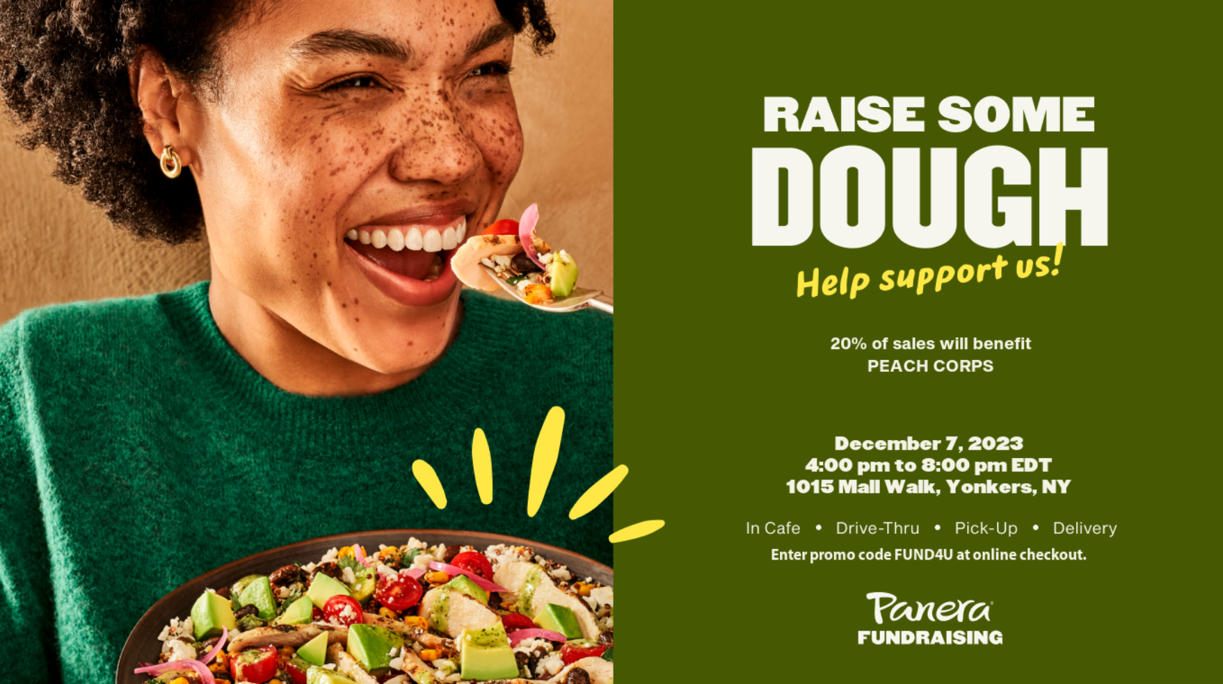 Raise Some Dough at Panera for Peach Corps