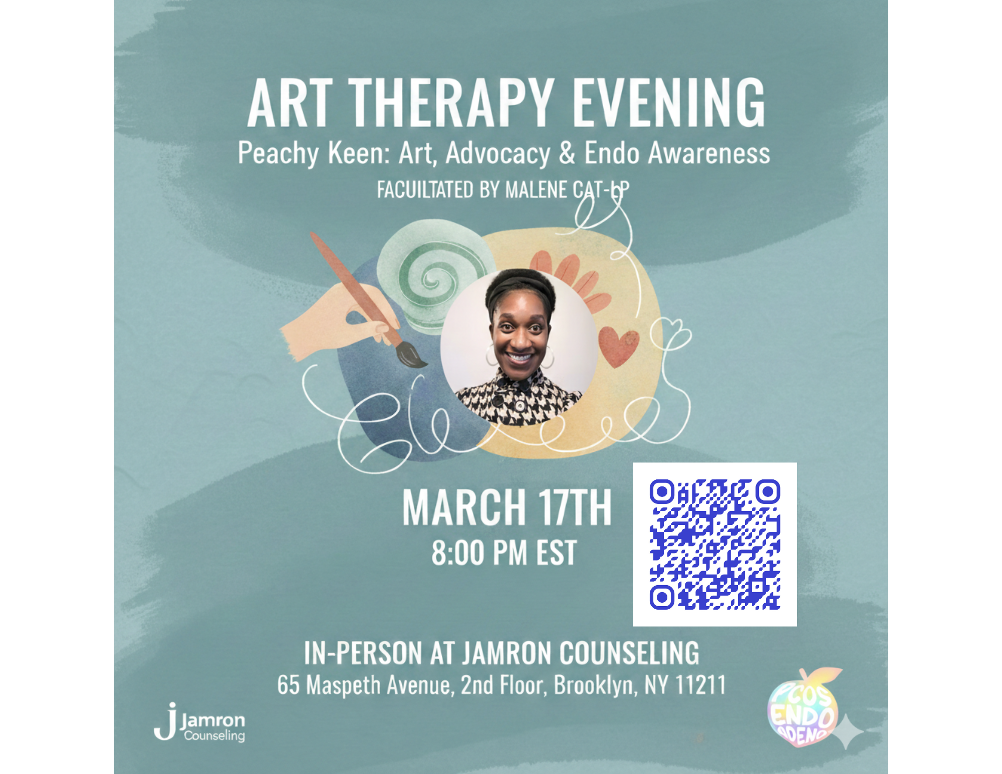Peachy Keen Art Therapy Workshop