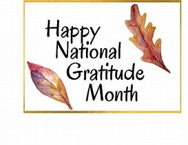 Gratitude Month